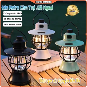 Đèn Retro Camping , Đèn Bầu Cắm Trại