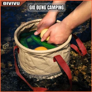 Xô Đựng Nước ,Đựng Trái Cây Đồ Ăn Gấp Gọn