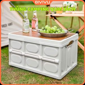 Thùng Camping Có Quái Xách 55L