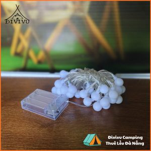 Đèn Dây Led 5m 50 Bóng + Kèm Pin (Thuê)