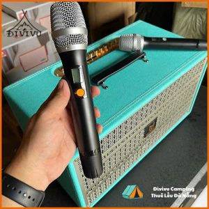 Loa Karaoke Xách Tay Kèm 2 Mic ( Thuê )