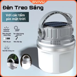 Đèn Treo Sáng Lớn 2 Màu Năng Lượng Mặt Trời