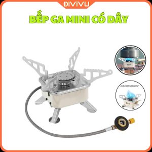 Bếp Ga Mini Có Dây Nối Bình